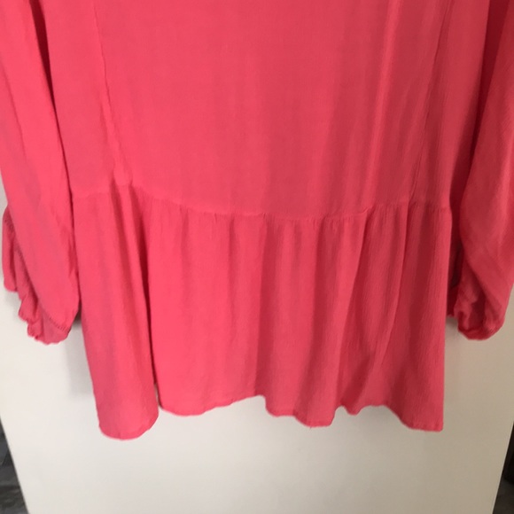Amanda Green pink blouse size Large - Picture 7 of 16